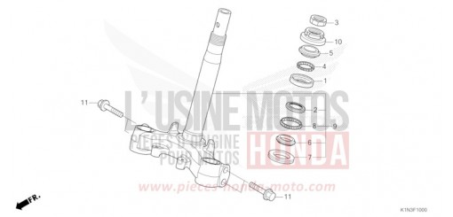 STEERING STEM FSH125R de 2024